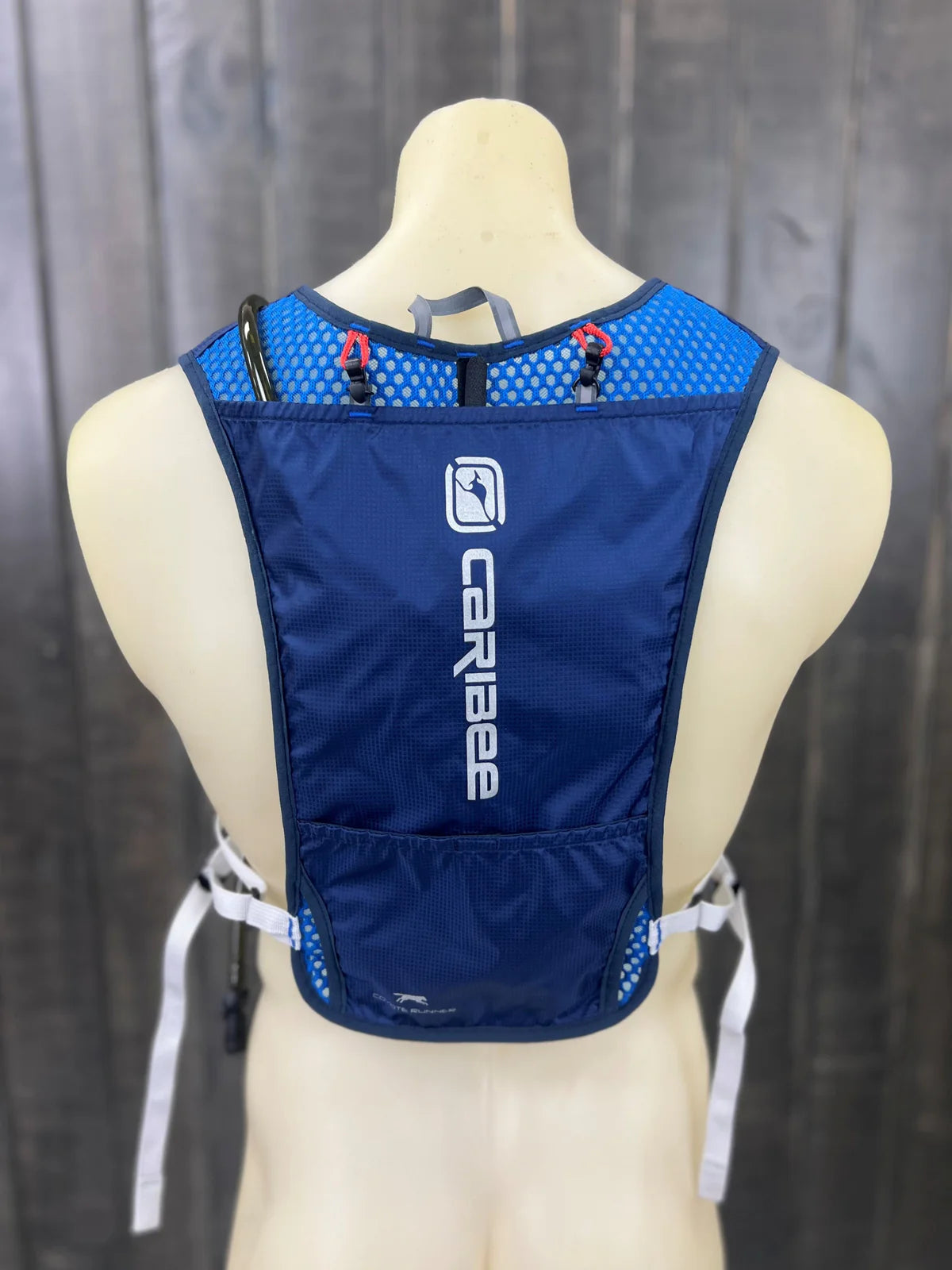 Caribee Coyote Runner 2L Hydration Vest - Lightweight Running Hydration Pack for Trail Runners & Hikers - Navy Blue - Perfect for Long Distance Running, Hiking & Outdoor Adventures