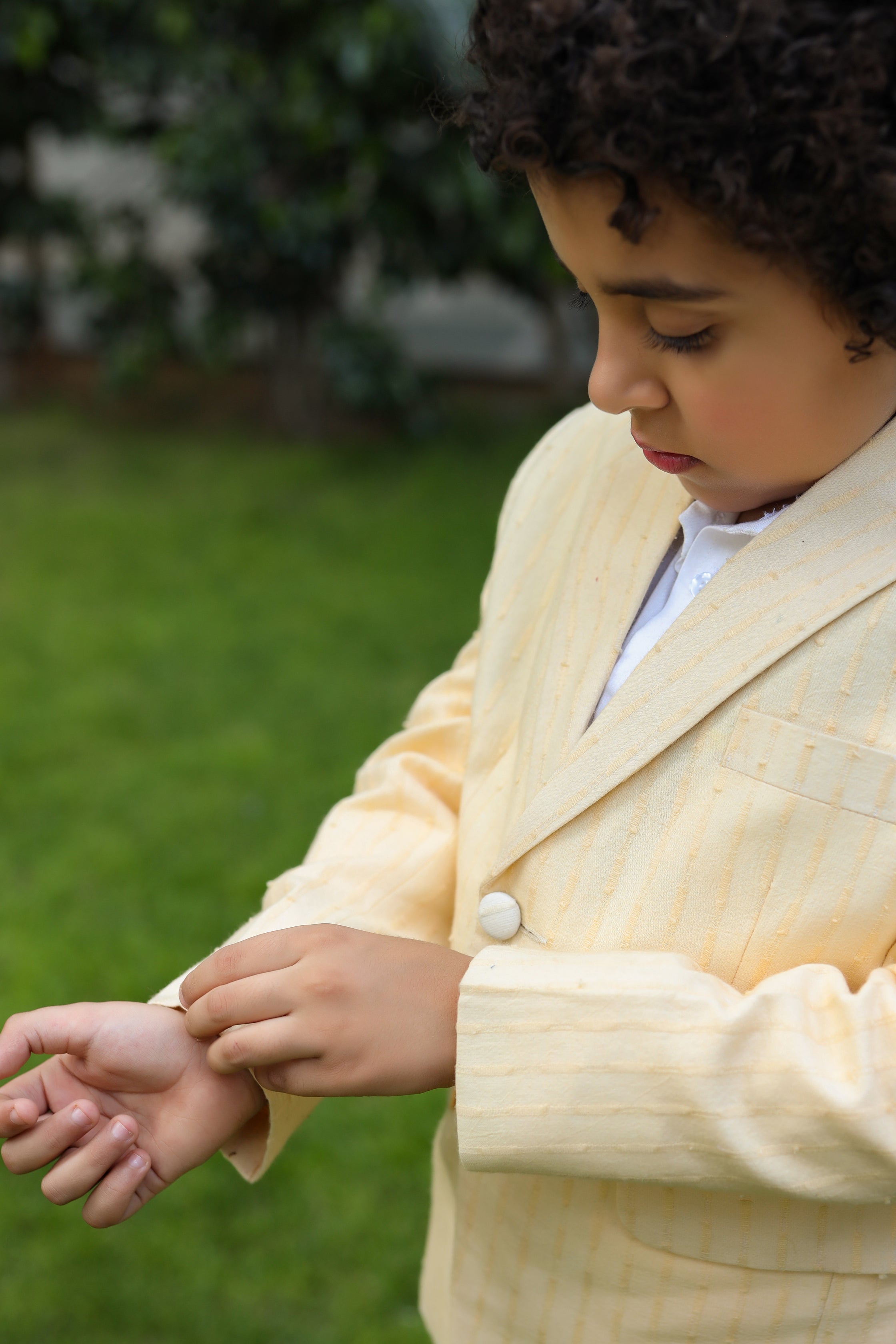 Organic Cotton Blazer & Trouser Set for Boys | Premium Kids Formal Wear | Perfect for Weddings, Parties & School Events