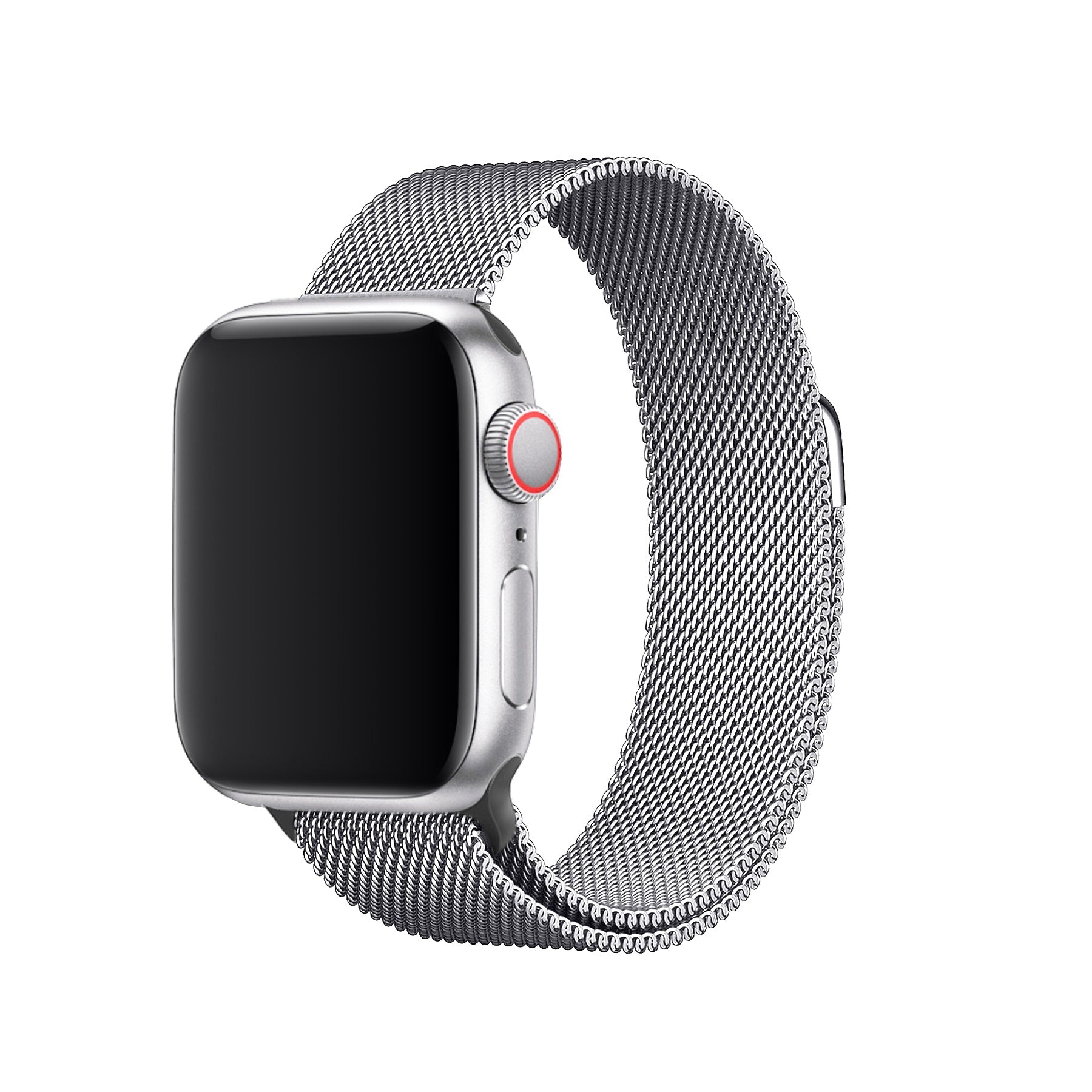 3sixT Replacement Mesh Band for Apple Watch Series 6/9/SE (42mm/45mm) - Adjustable Stainless Steel Strap for Workout, Office & Everyday Wear