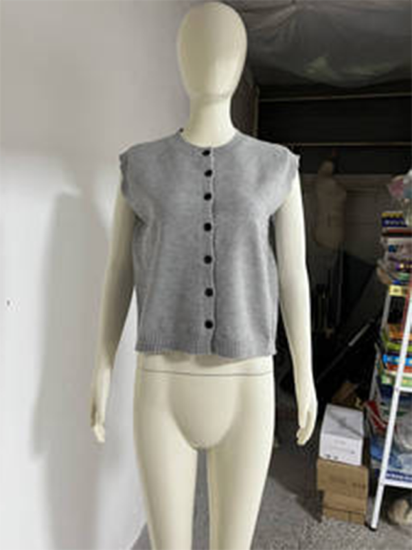 Stylish Women's Knitted Vest Top - Casual & Comfortable Pullover Sweater for Layering, Office Wear & Fall Fashion