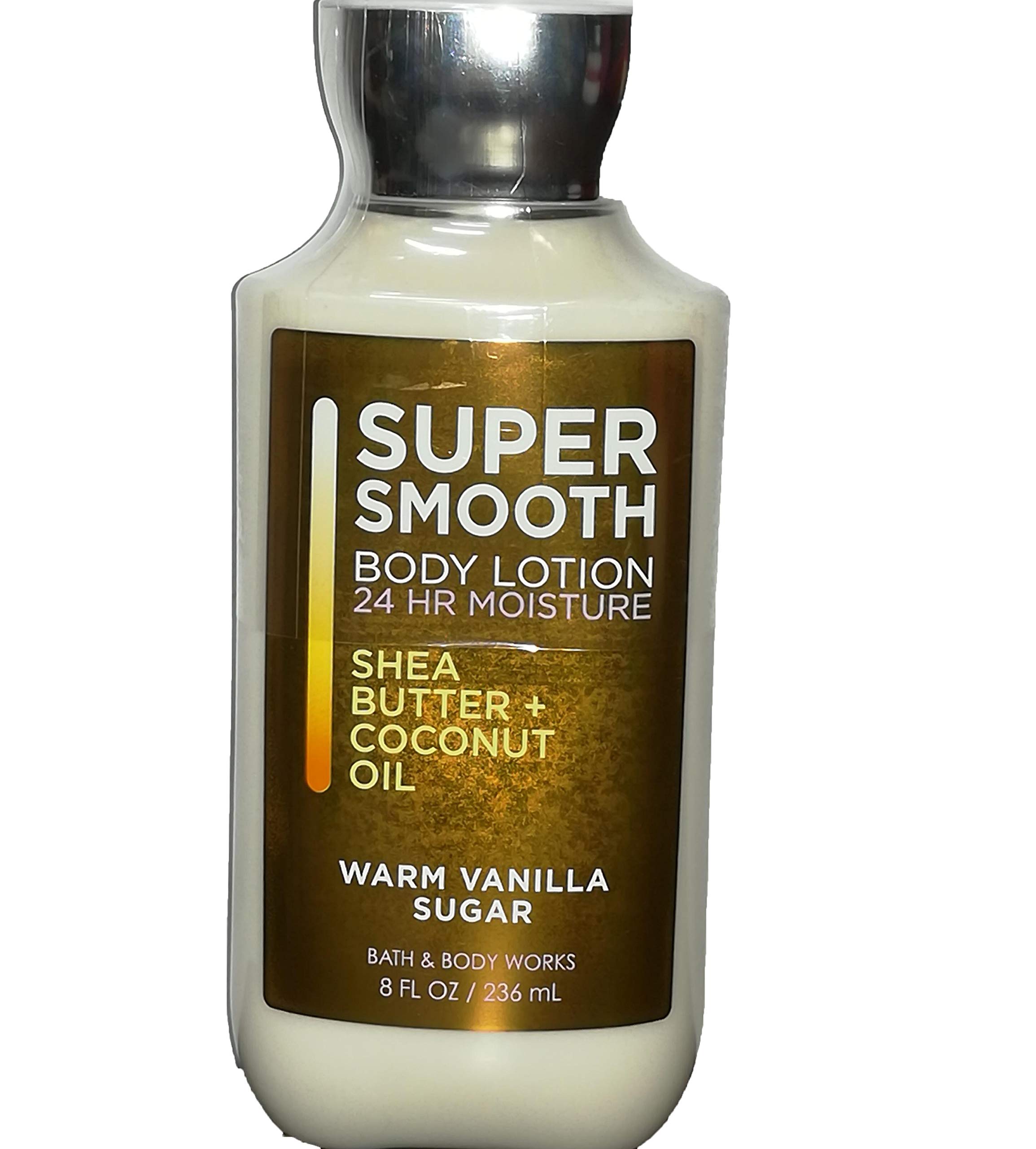 Bath & Body Works Warm Sugar Vanilla Super Smooth Body Lotion 8oz | Moisturizing & Nourishing for Dry Skin | Perfect for Daily Use, Gift Sets & Spa Days