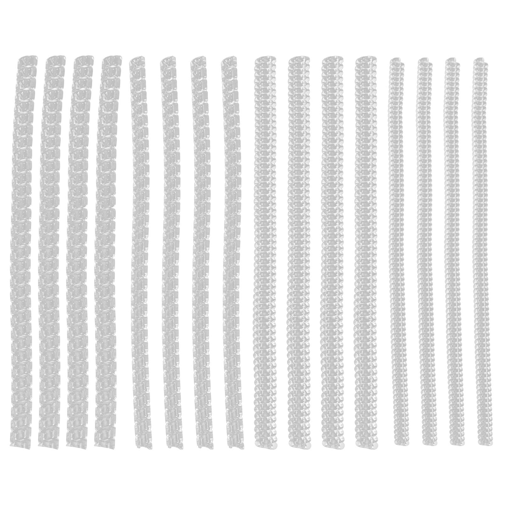 12-Piece Ring Size Adjuster Set - Invisible Plastic Ring Guard & Sizer for Loose Rings - Perfect for Wedding, Engagement, and Fashion Rings (Includes Ring Reducers & Zizer Tools)