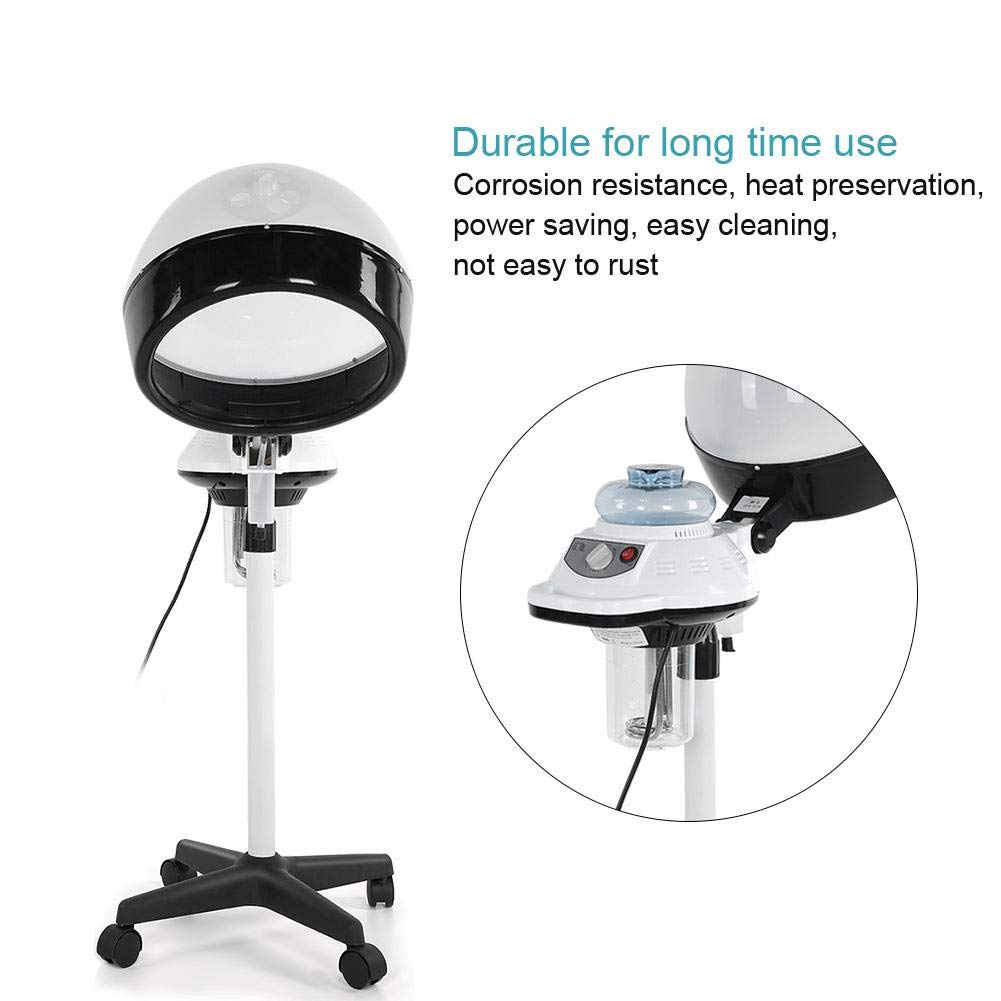 Adjustable Hooded Hair Bonnet Dryer with Floor Stand - Salon & Spa Styling Tool for Hair Coloring, Perming & Conditioning (UK Plug) - Perfect for Home Hair Care & Professional Salon Treatments