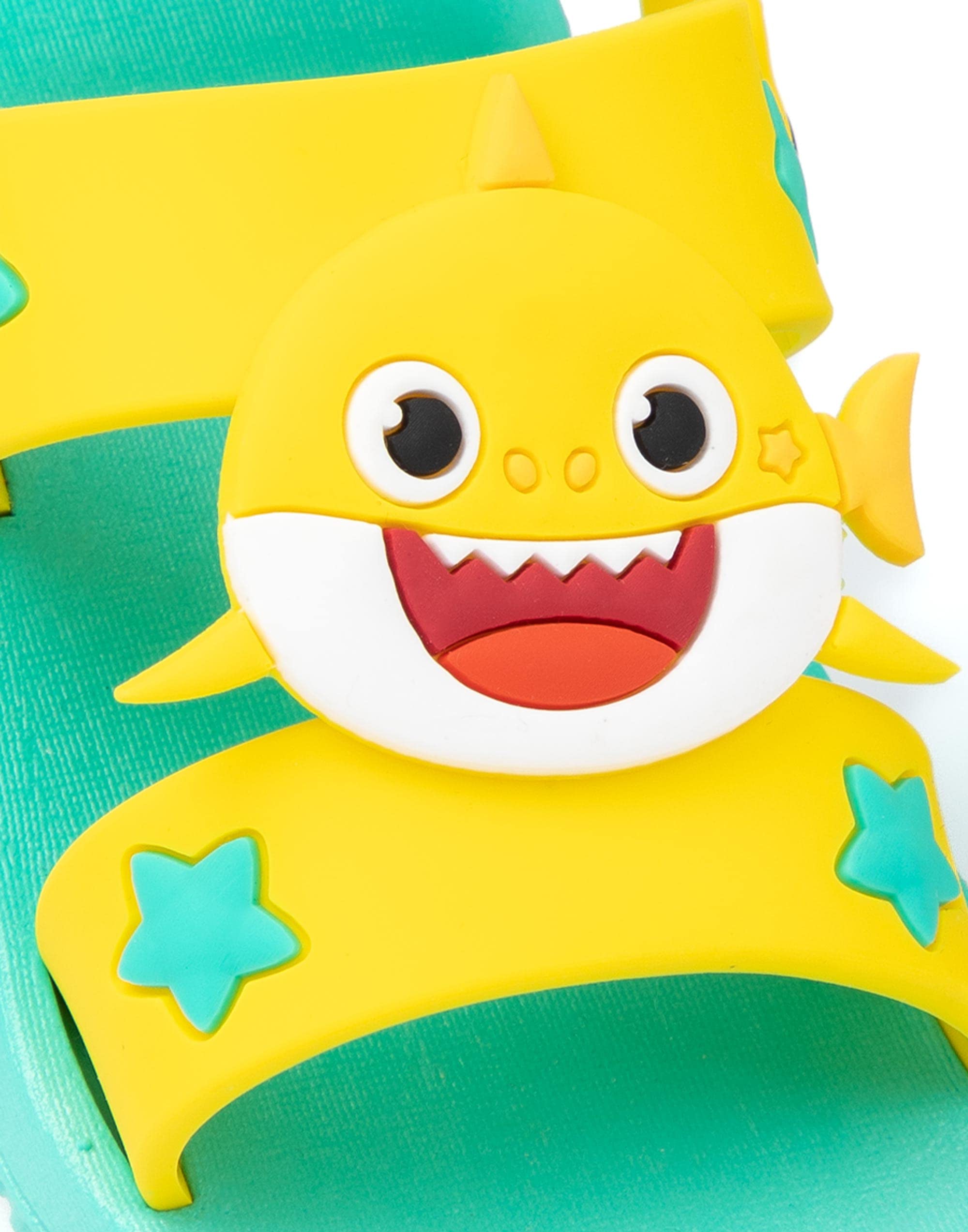 Baby Shark Kids Sandals - Blue & Yellow Supportive Slip-Ons for Summer Play