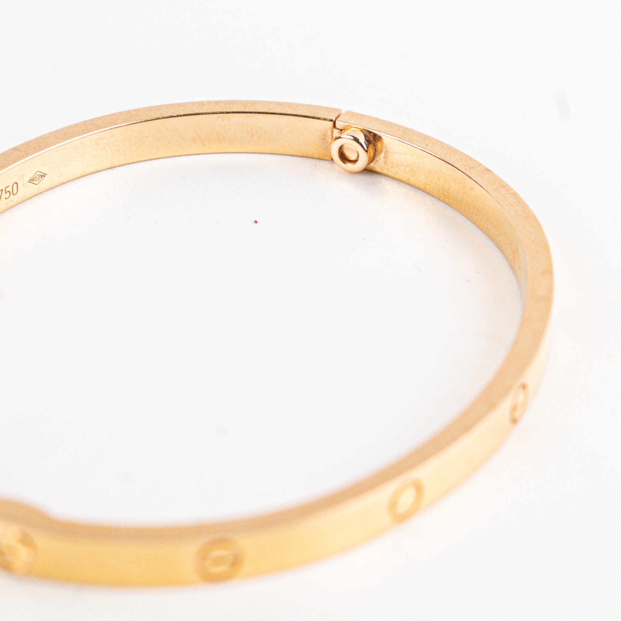 Cartier Small Love Bracelet in 18K Rose Gold - Size 16 | Luxury Jewelry for Women, Perfect for Anniversary Gifts & Special Occasions