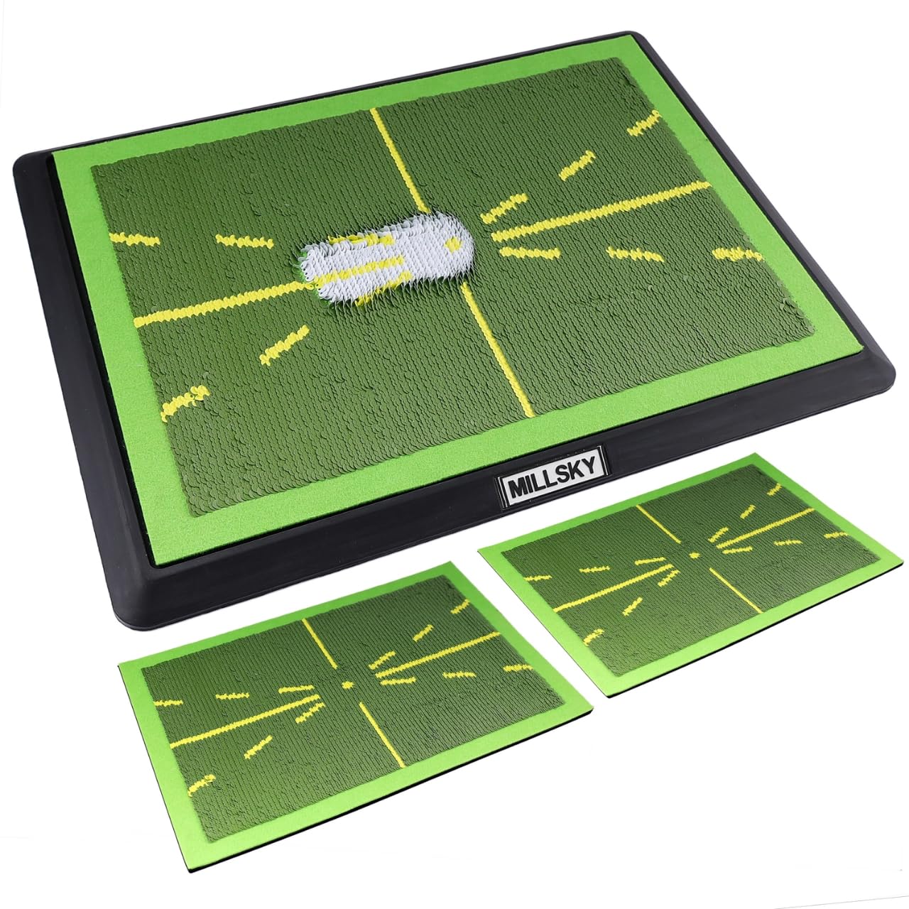 Premium Golf Practice Mat for Indoor & Outdoor Training - Improve Swing Accuracy with Professional Path Feedback Impact | Perfect for Home, Backyard & Driving Range Use