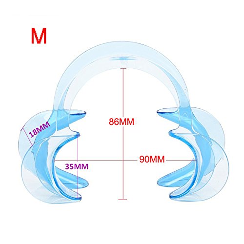 **Disposable C-Shape Dental Cheek Retractor - Medium (10 Pcs) for Teeth Whitening, Dental Procedures & Oral Exams - Perfect for Dentists, Hygienists & At-Home Teeth Care**