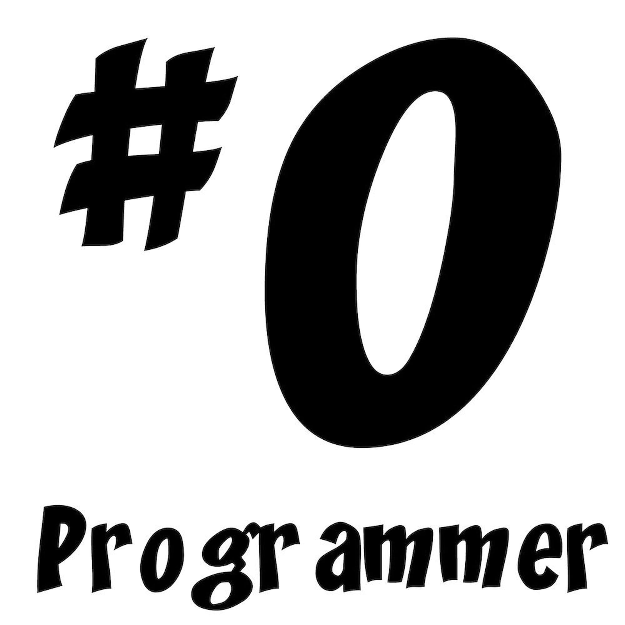 #0 Programmer Mug - 11 oz (325 ml) Ceramic Coffee Cup with Handle - Perfect for Coding, Office & Home Use - Funny Gift for Software Engineers & Developers