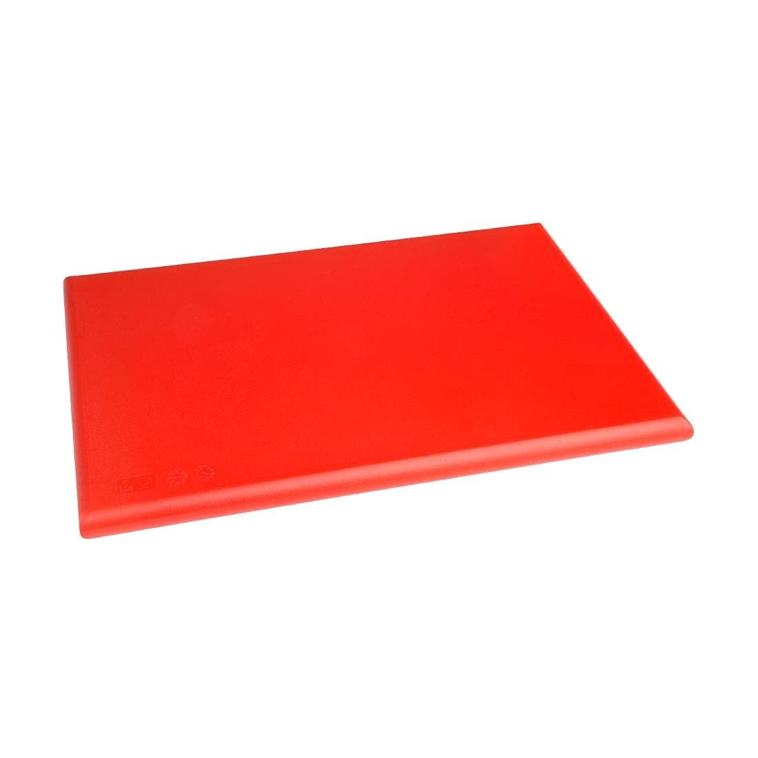 Premium Extra Thick High Density Red Plastic Cutting Board for Raw Meat - 45x30cm (18