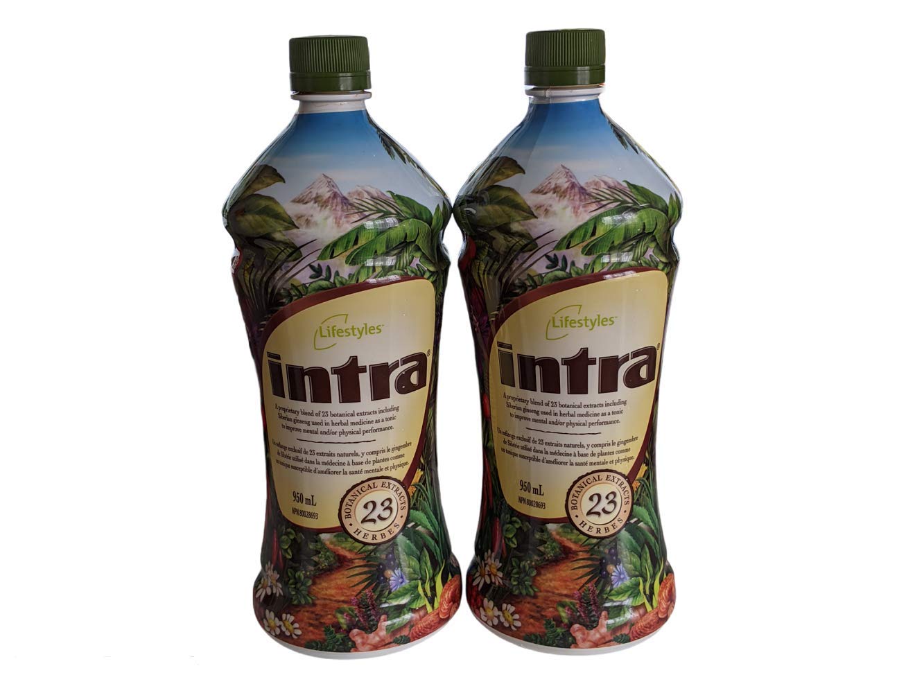 Intra Herbal Juice Drink - Natural Immune Booster & Body Detoxifier (2 Bottles) | Supports Wellness & Cleansing for Active Lifestyles