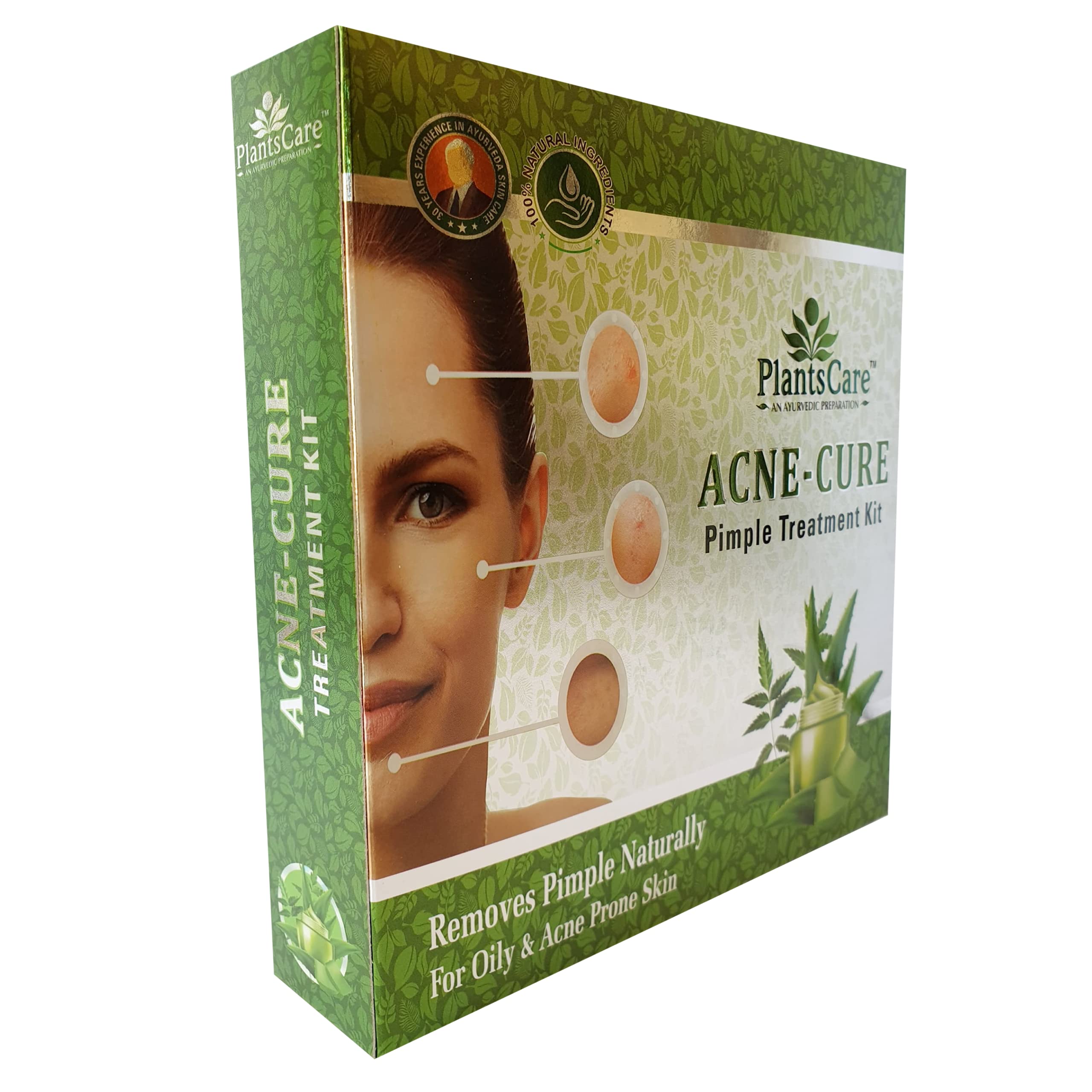 Best Acne Treatment Kit for Clear Skin - 80g Cream & 65ml Serum | Pimple & Blemish Care | Perfect for Teens & Adults with Oily or Sensitive Skin