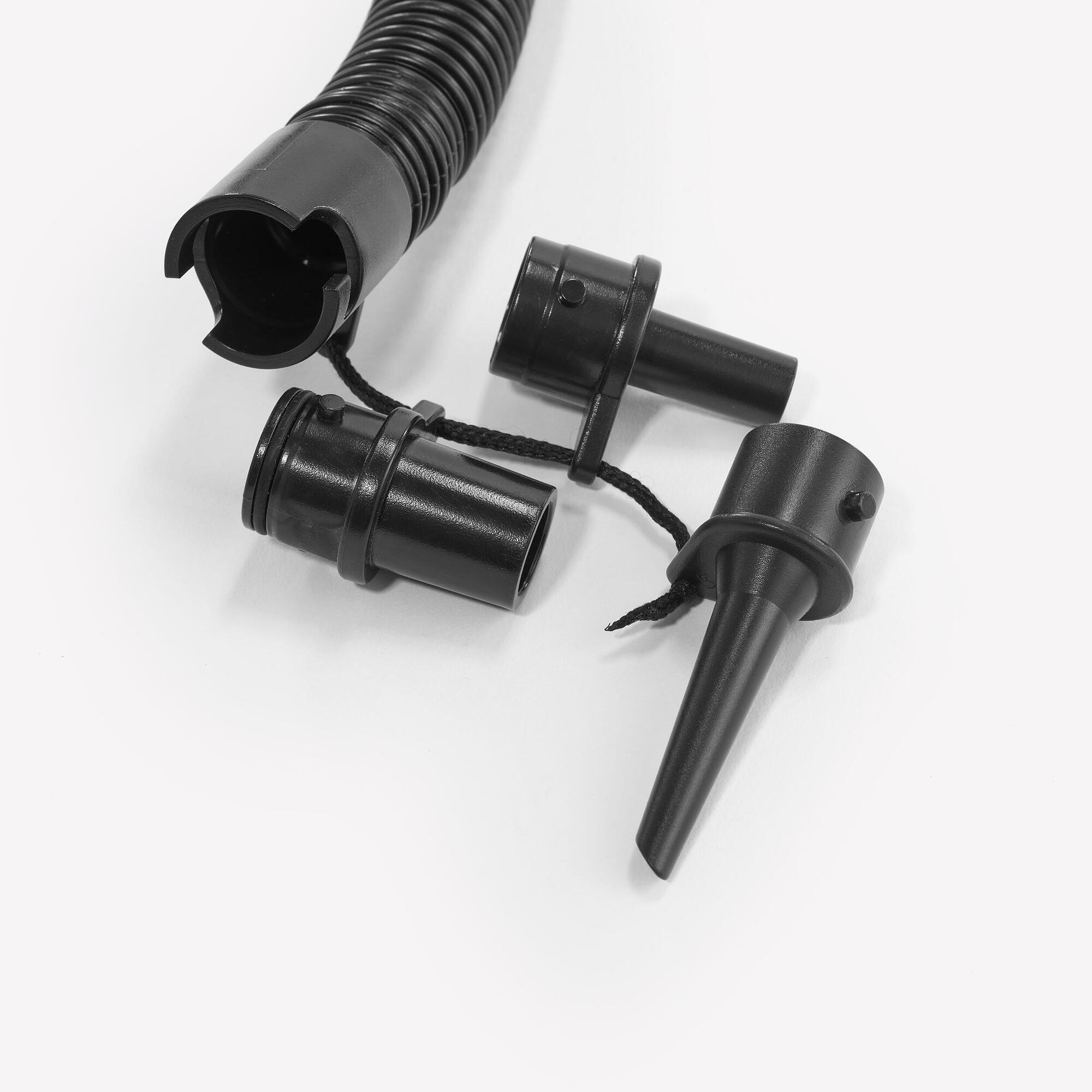 Quechua Double Action Hand Pump for Air Mattress - Portable & Efficient for Camping, Travel, and Home Use