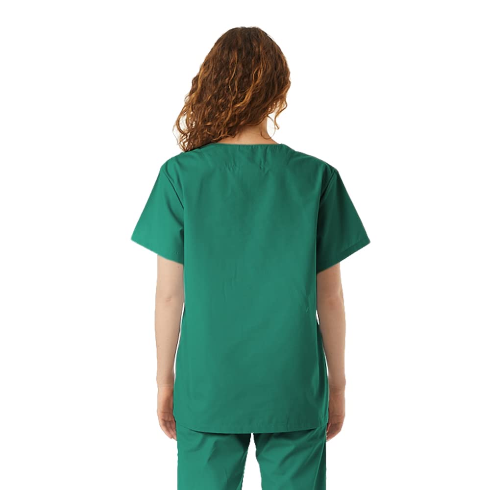 Unisex V-Neck Scrub Top for Doctors & Nurses - Comfortable Medical Workwear for Hospital, Lab & Yoga | Perfect for Healthcare Professionals & Clinical Settings