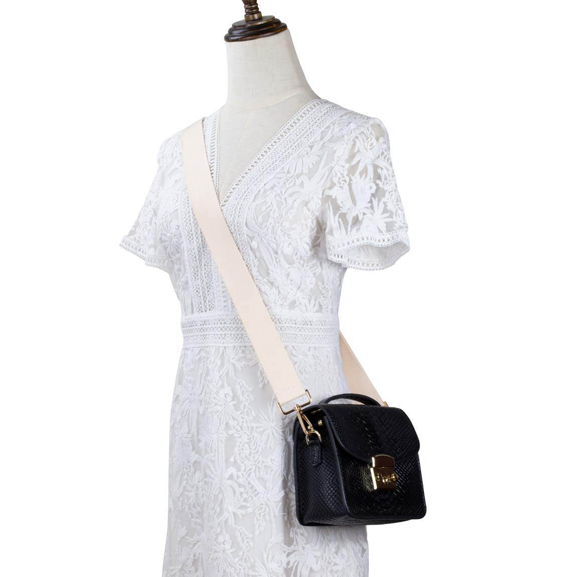 Allzedream Adjustable Crossbody Bag Strap - Soft Replacement Purse Shoulder Strap for Women & Men - Perfect for Travel, Shopping, and Daily Use