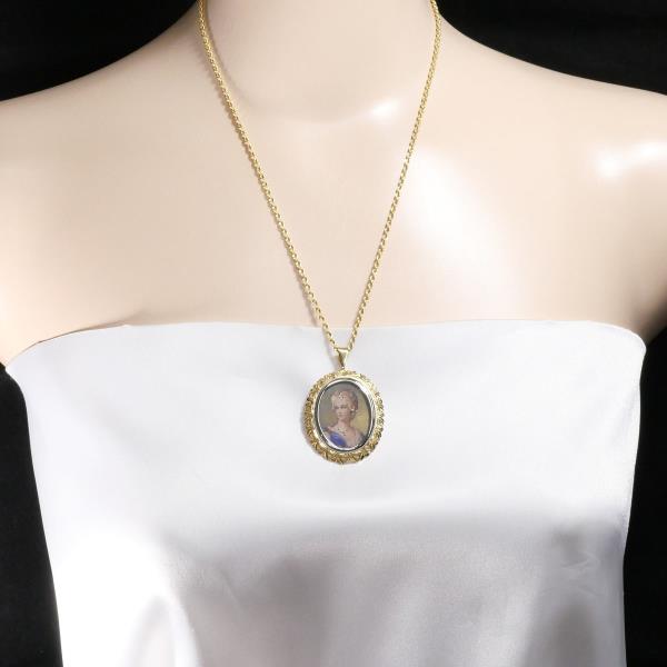 18K Yellow Gold & White Gold Diamond Necklace & Brooch Set - Elegant Jewelry for Weddings, Parties & Special Occasions