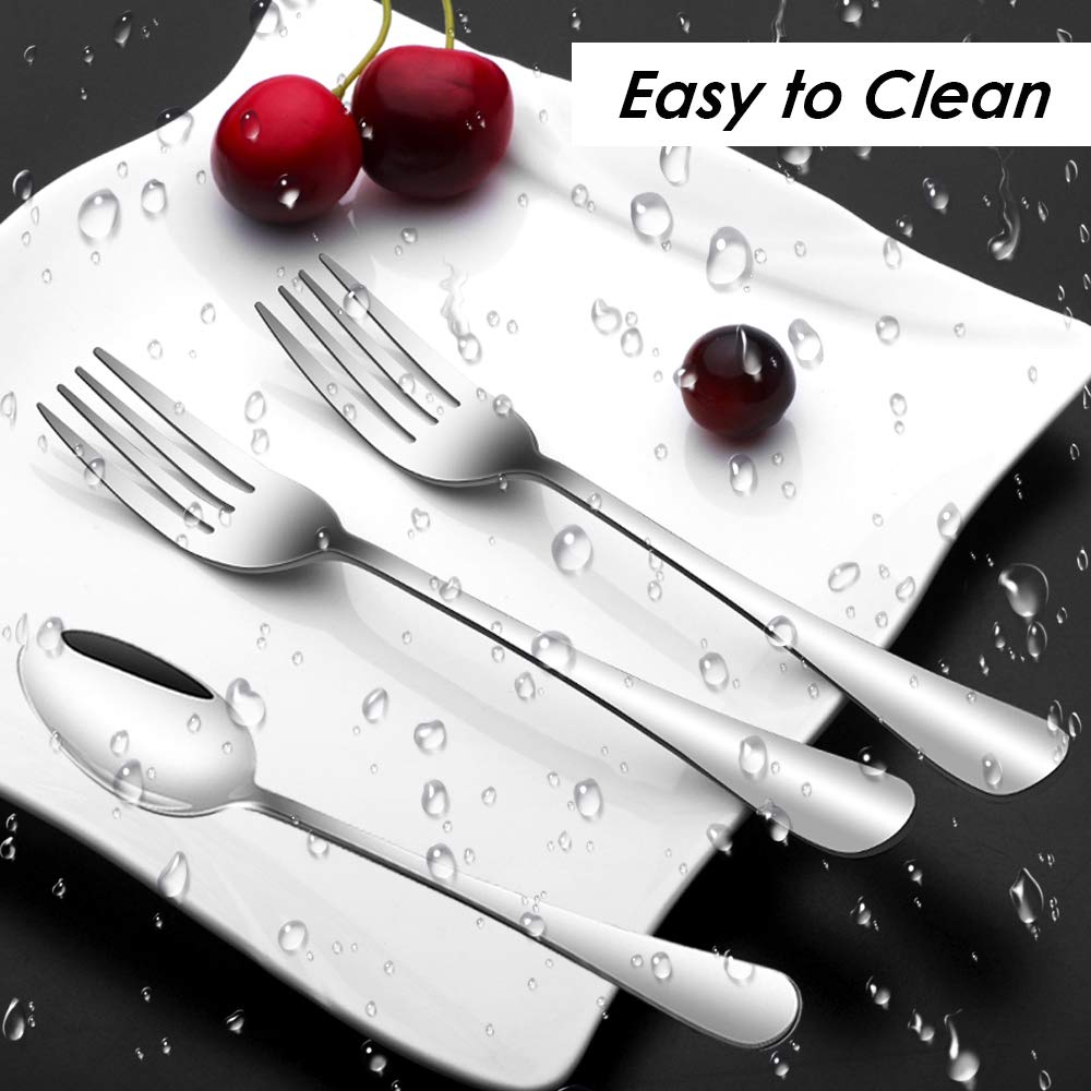Premium 12-Piece Stainless Steel Cutlery Set - Heavy Duty 8