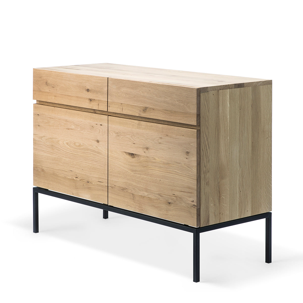 Modern 2-Door Sideboard Cabinet - Solid Wood Buffet Storage for Dining Room & Living Room | Perfect for Home Organization & Stylish Decor