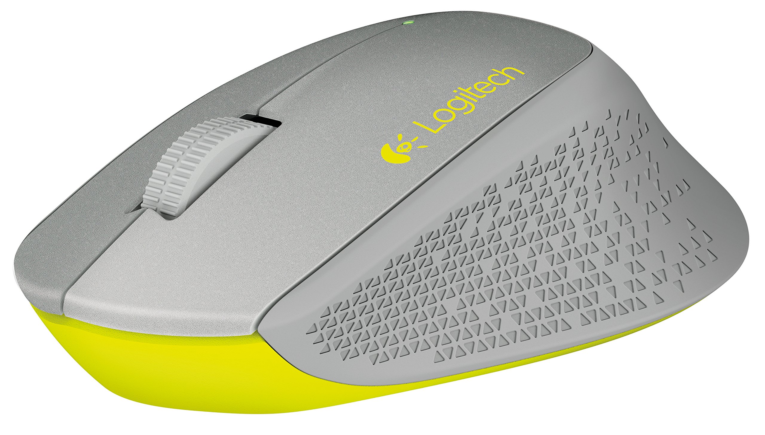 Logitech Wireless Mouse - Ergonomic Design, 2.4GHz USB Receiver, 3 Adjustable DPI, Silent Click - Compatible with PC, Laptop, Mac (Silver) | Perfect for Office, Home & Gaming Use