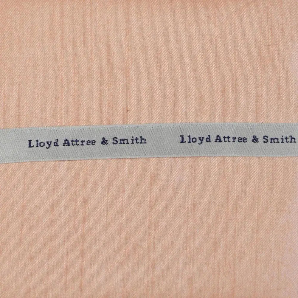 L.A. Smith Peach Plain Poly Shantung Hank - Elegant Handkerchief for Weddings, Formal Events & Vintage Fashion Accessories