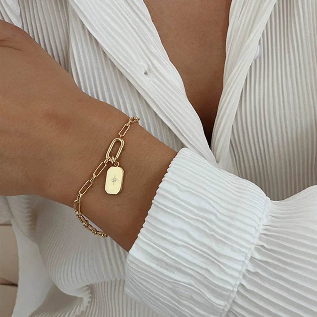 Etch Empower Charm - Inspirational Jewelry for Women, Motivational Gifts for Her - Perfect for Daily Wear, Special Occasions & Self-Empowerment