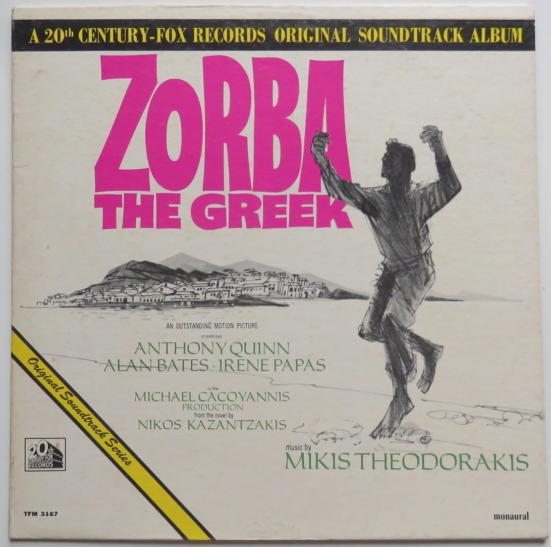 Zorba The Greek Original Soundtrack Album CD - Classic Greek Music for Relaxation, Dinner Parties & Cultural Events