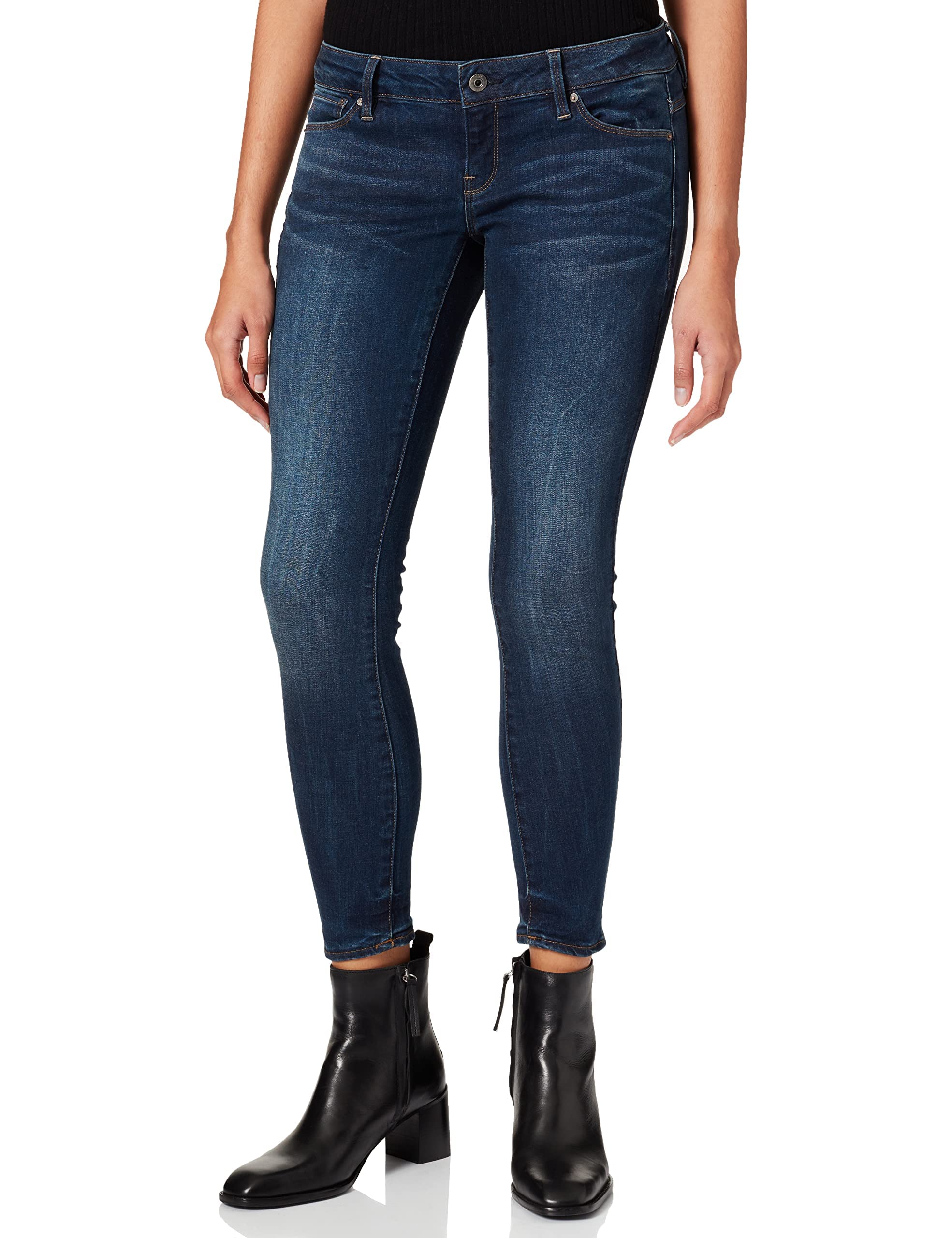 G-Star Raw Women's 3301 Low Rise Skinny Fit Jeans - Stretch Denim Pants for Casual Wear & Night Out | Slimming Comfort Fit for Everyday Style