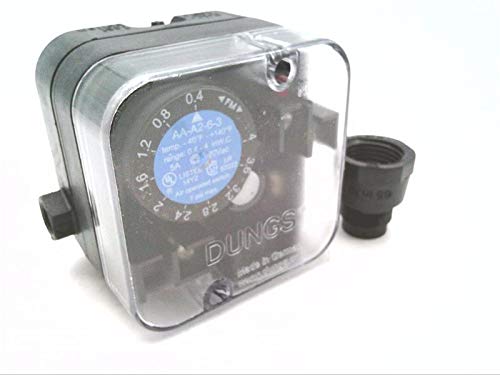 0.4-4.0 INCH W.C. Pressure Switch 120V AC 5A 7PSI Max - HVAC, Furnace, Boiler & Industrial Equipment Replacement Part (Model AA-A2-6-3, Article #266934)