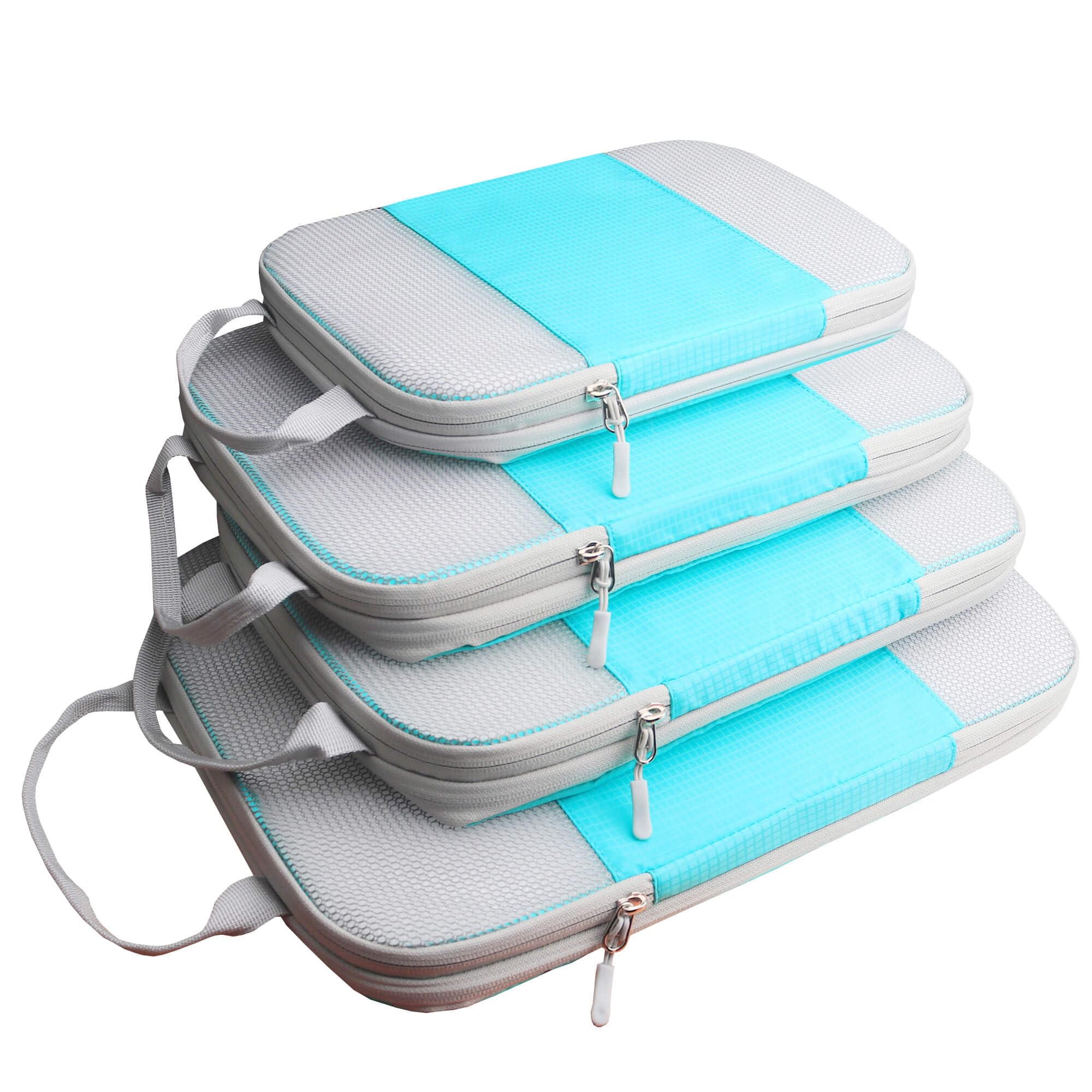 Gowraps 6-Piece/4-Piece Compression Packing Cubes Set - Travel Organizer for Suitcases, Luggage, Carry-On & Backpacks | Space-Saving Storage Bags for Efficient Packing | Perfect for Business Trips, Vacations & Weekend Getaways