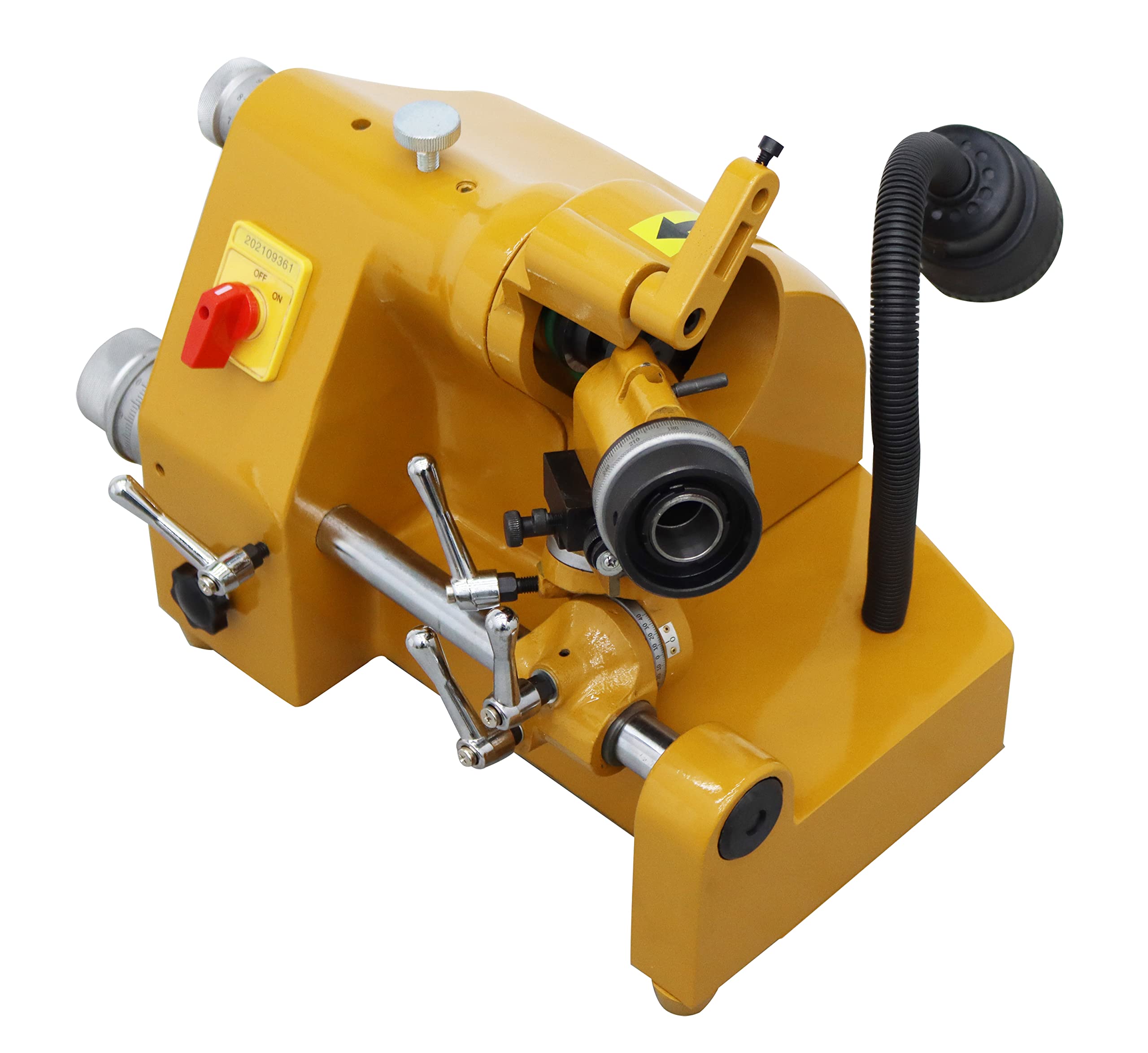TECHTONGDA Professional Drill Bit Sharpener & End Mill Grinder - 220V R8 Collect Sharpening Machine for Twist Drills & Cutting Tools | Perfect for Metalworking, Woodworking & DIY Projects