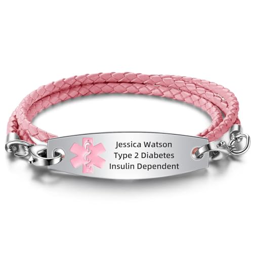 leather chain_pink