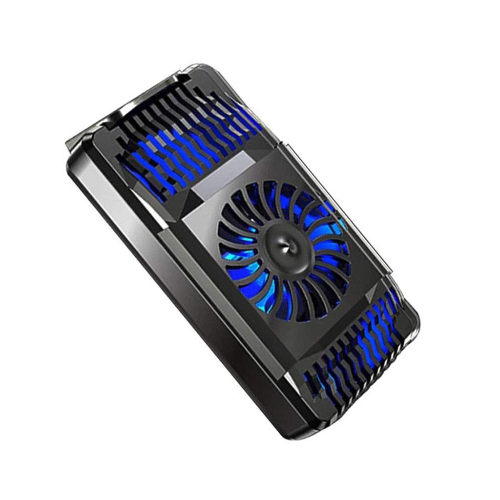 XJJZS USB Gaming Phone Cooler - Portable & Silent Mobile Phone Radiator Cooling Fan for Fast Heat Dissipation (Color: A) - Perfect for Gaming, Streaming & Heavy Phone Use