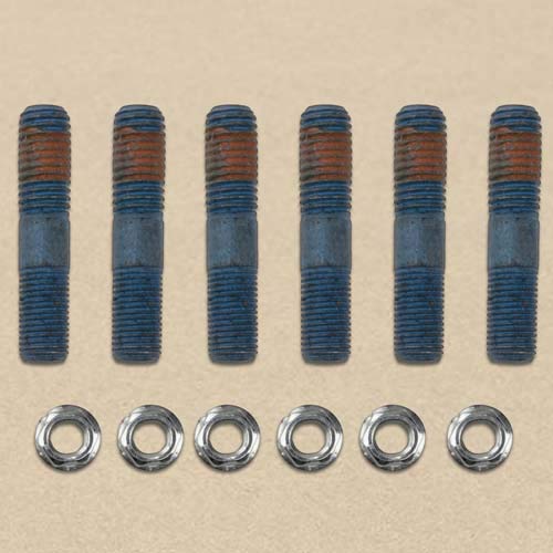 6 Bolt PTO Metric Stud Kit - Heavy Duty Tractor & Implement Attachment for Farming & Agriculture Equipment
