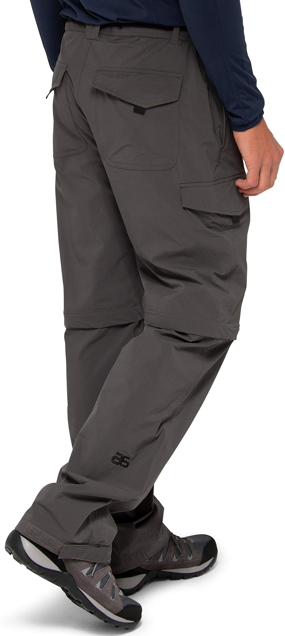 Arctix Men's Cliff Convertible Hiking Pants - Lightweight Quick-Dry Convertible to Shorts for Outdoor Adventures, Camping & Travel