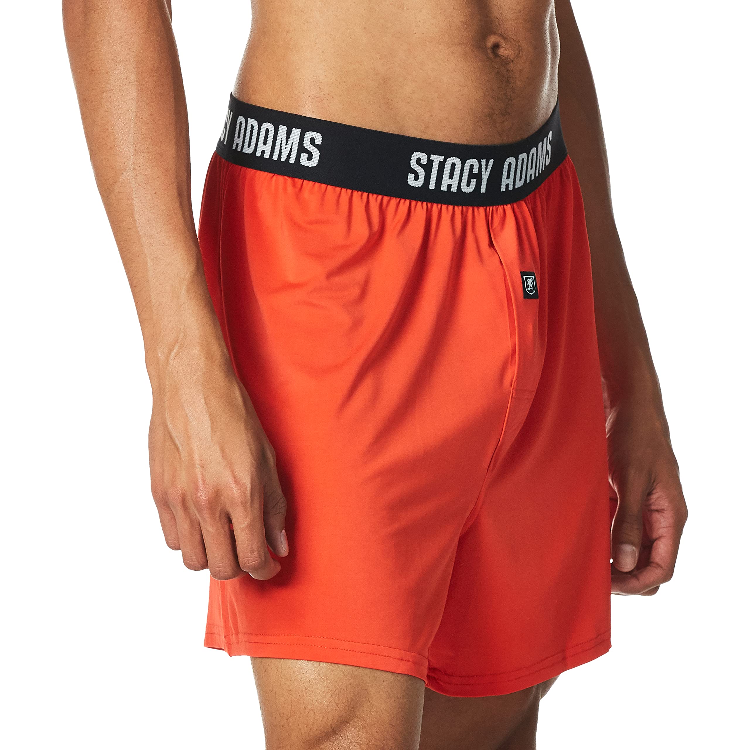 Stacy Adams Men's Big & Tall Boxer Shorts - Comfortable Cotton Underwear for Everyday Wear, Workout & Lounge