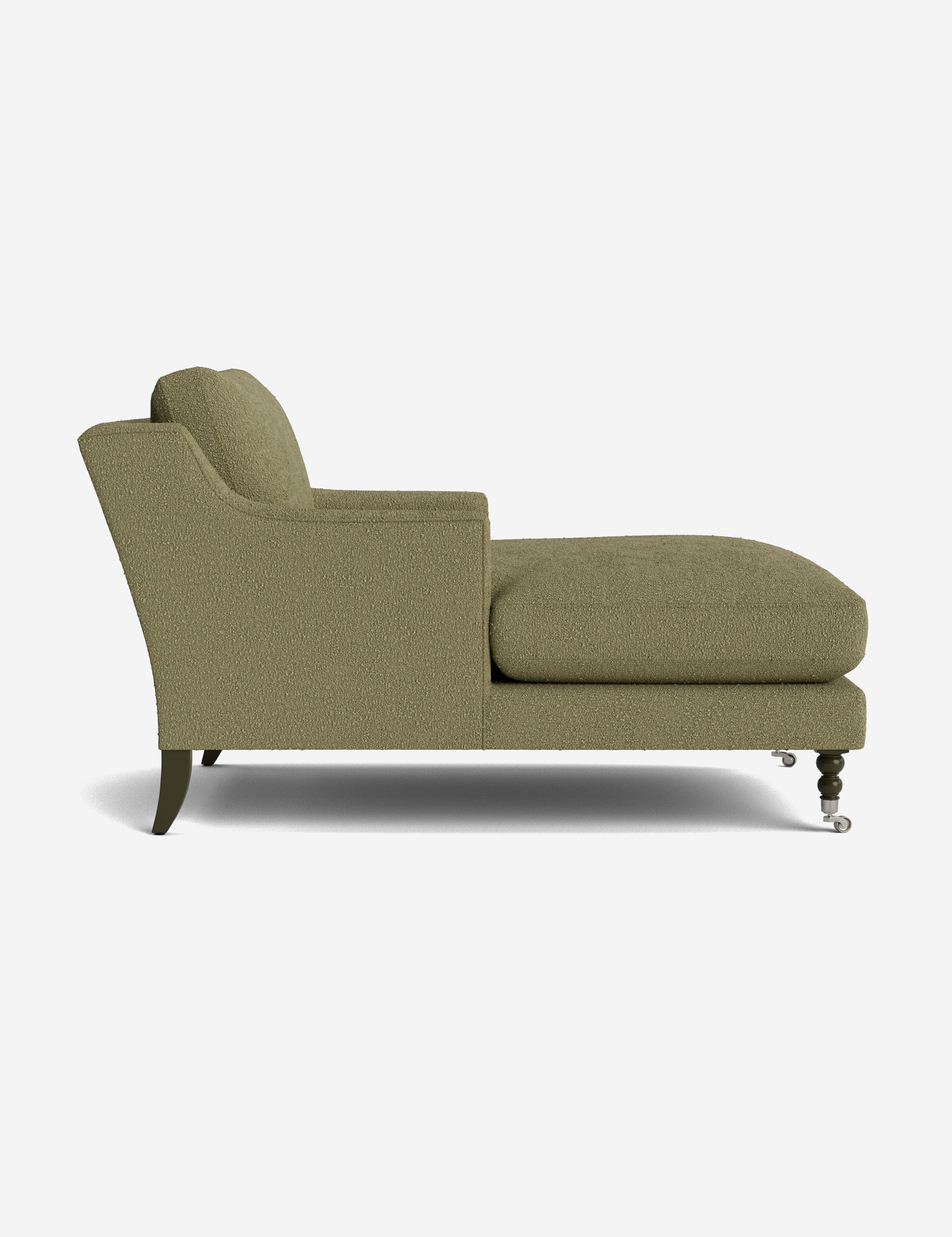 Fabienne Chaise Lounge Chair - Modern Accent Chair for Living Room, Bedroom & Office - Stylish Upholstered Armchair with Wooden Legs - Perfect for Relaxing, Reading & Decorating