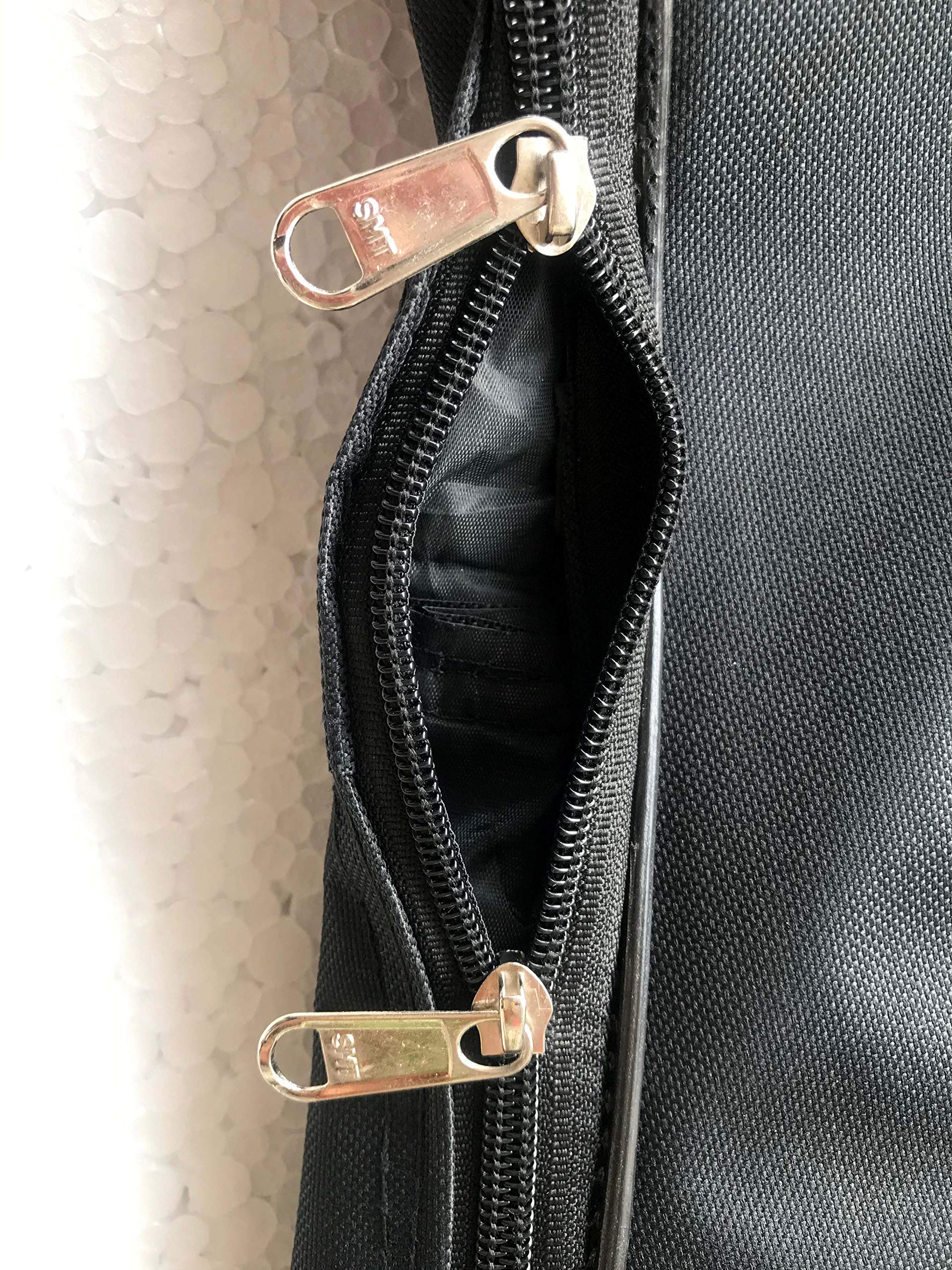 Premium Padded Nylon Sitar Case with Zipper Pockets & Adjustable Shoulder Strap - Protective Travel Bag for Indian Musical Instrument (Fits Single Tumba) - Perfect for Musicians, Performances & Safe Storage