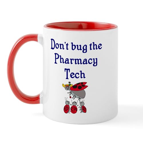 White/Red Inside - Pharmacy Tech Mug