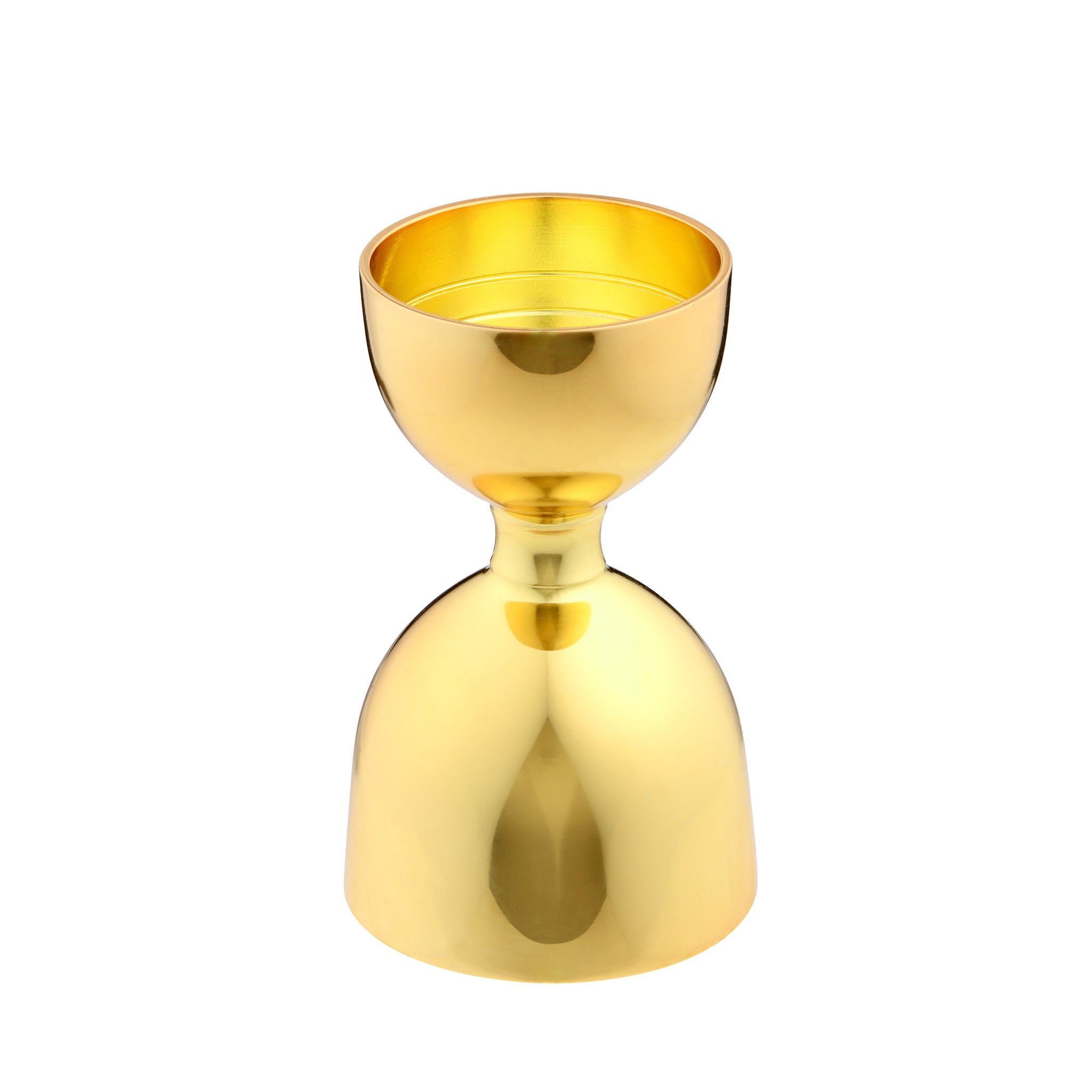 Leopold Gold Plated Jigger 30ml & 60ml - Premium Cocktail Measuring Tool for Bartenders & Home Mixologists - Perfect for Crafting Martinis, Old Fashioned & Cocktails