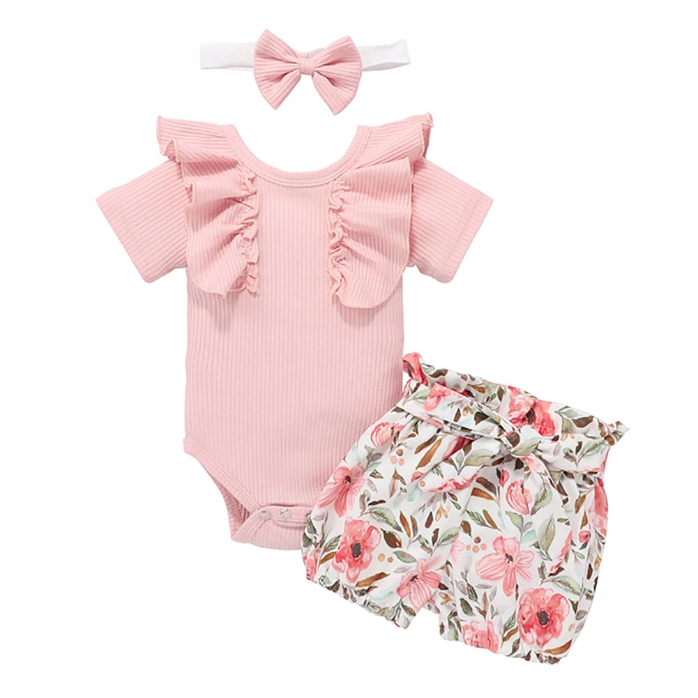 **Adorable 3-Piece Baby Girl Clothes Set - Long Sleeve Toddler Outfit with Top & Pants | Soft & Cute Infant Fashion for Playdates, Photos & Everyday Wear**