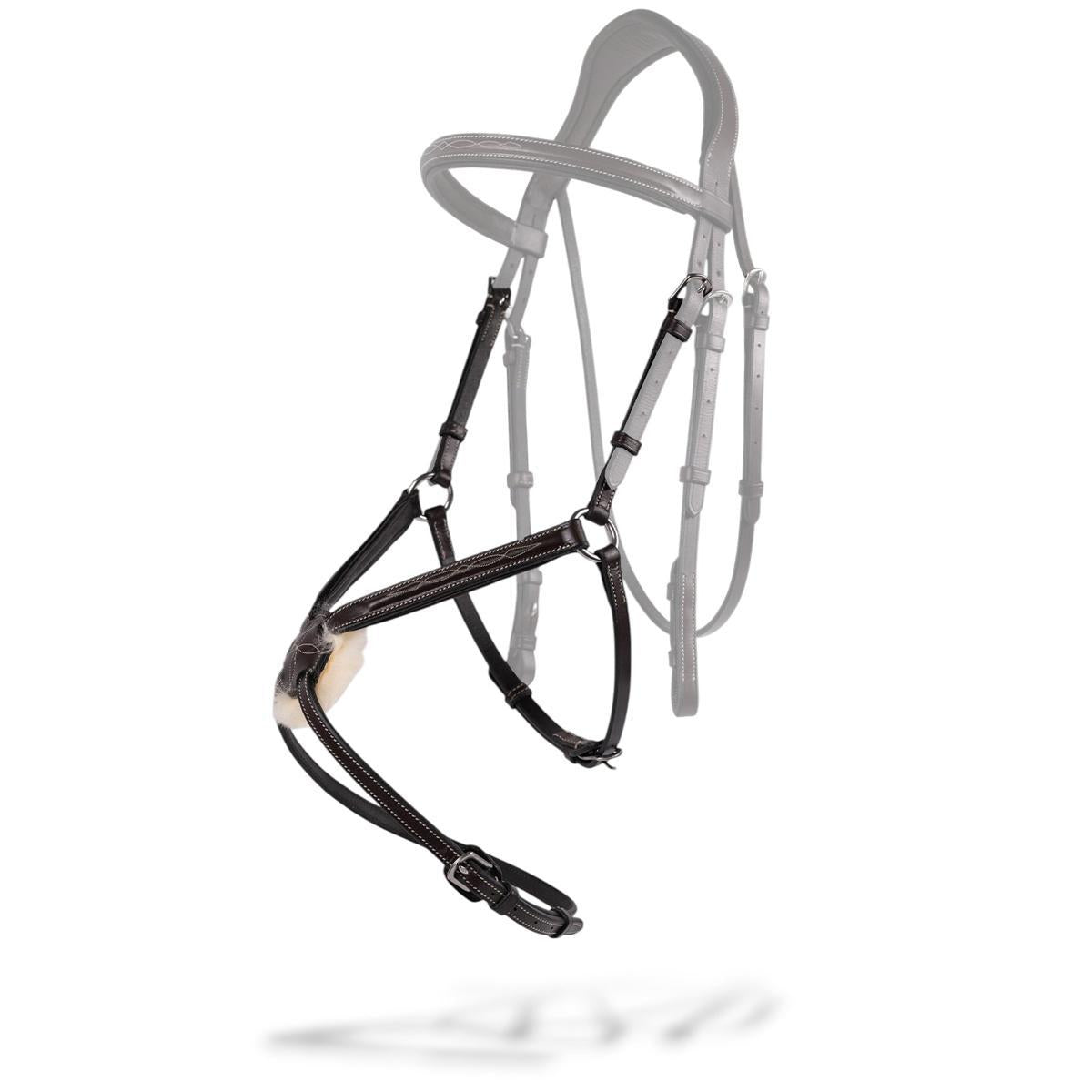 Jake Adams Mexican Noseband for Horses - Durable Leather Horse Training Equipment | Perfect for Western Riding, Rodeo & Ranch Work