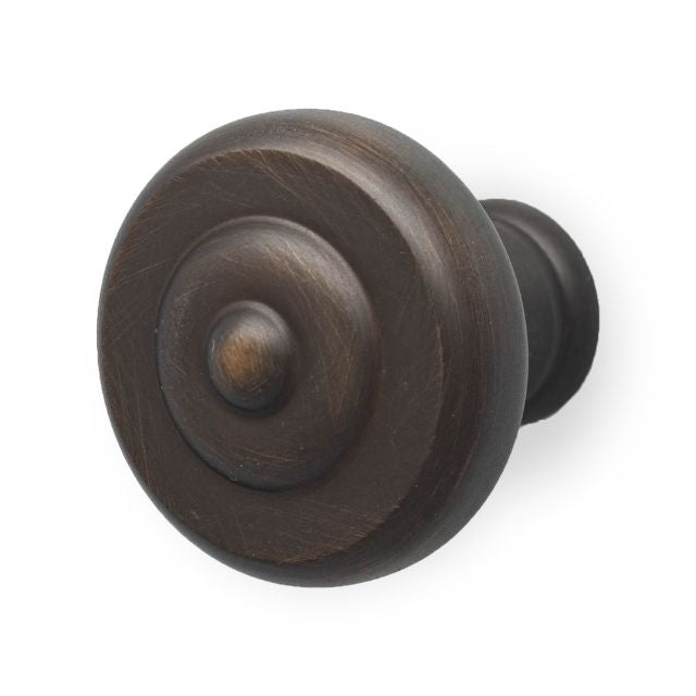 Vintage Bronze Castella Decade Knob - Classic Cabinet & Drawer Hardware for Home Decor & Furniture Restoration | Perfect for Antique Dressers, Wardrobes & Vintage Style Interiors