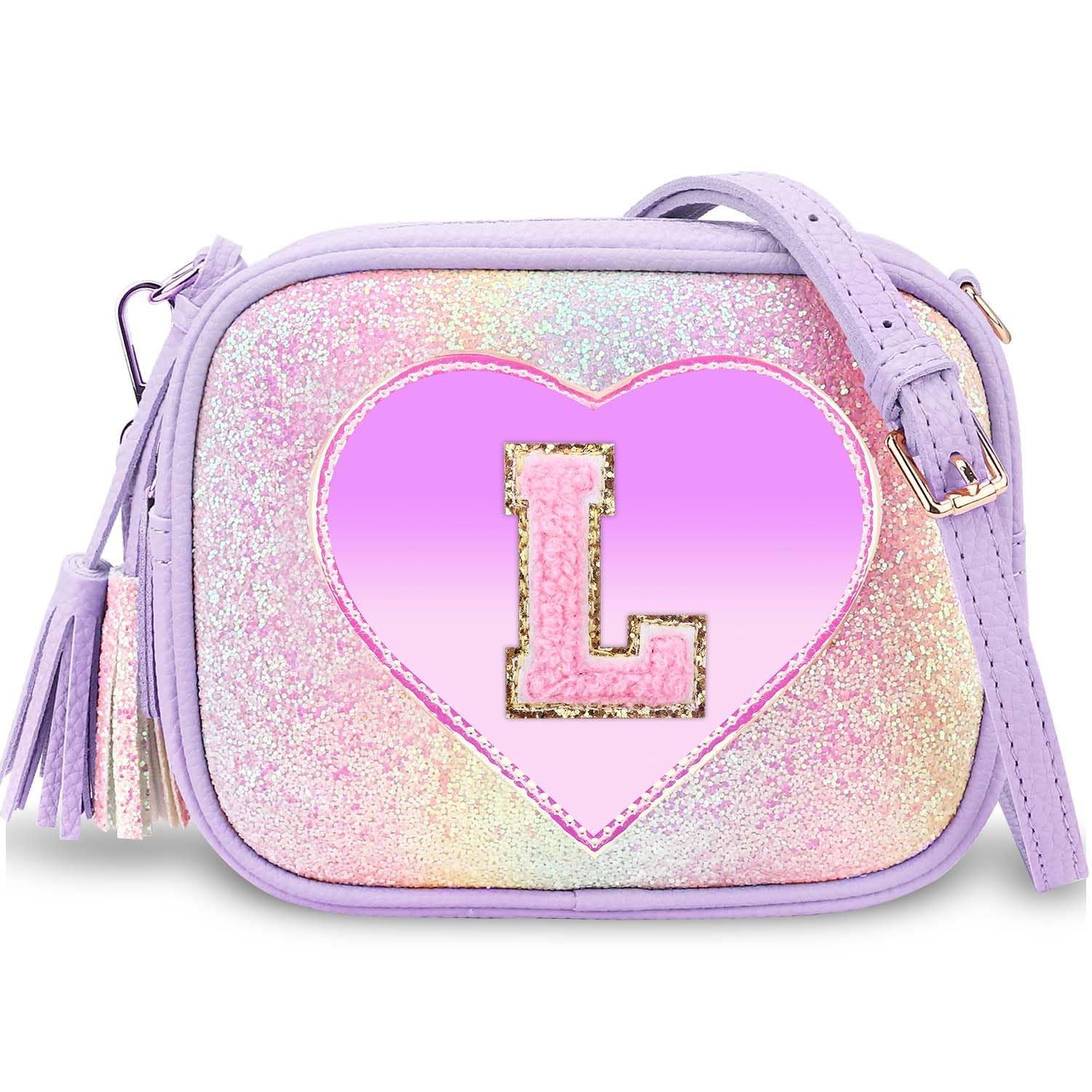 Cute Heart-Shaped Crossbody Purse for Little Girls - Kids Wallet & Handbag for Teens - Perfect Birthday Gift for School, Parties & Everyday Use