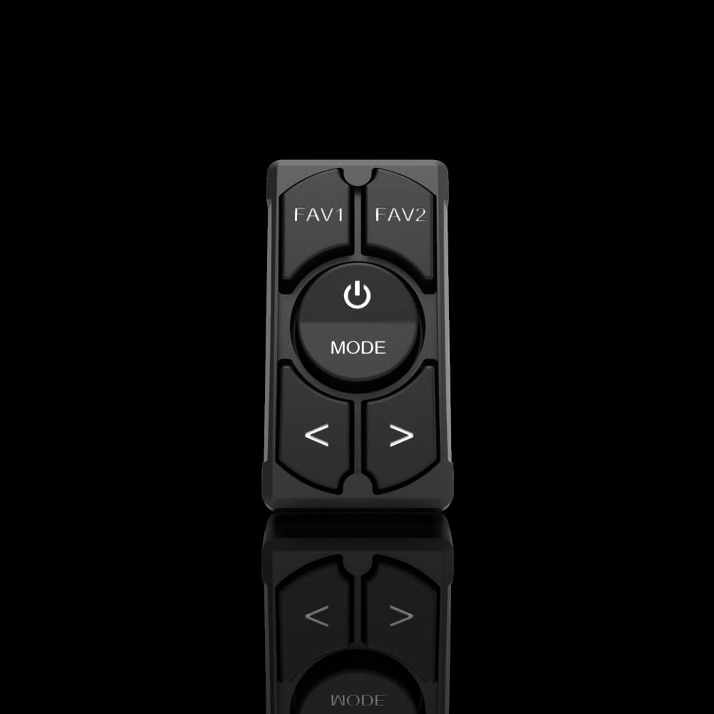 Wet Sounds WWX-RGB-RS RGB Single Zone Rocker Switch - Perfect for Marine Audio Systems, Boats, and Off-Road Vehicles