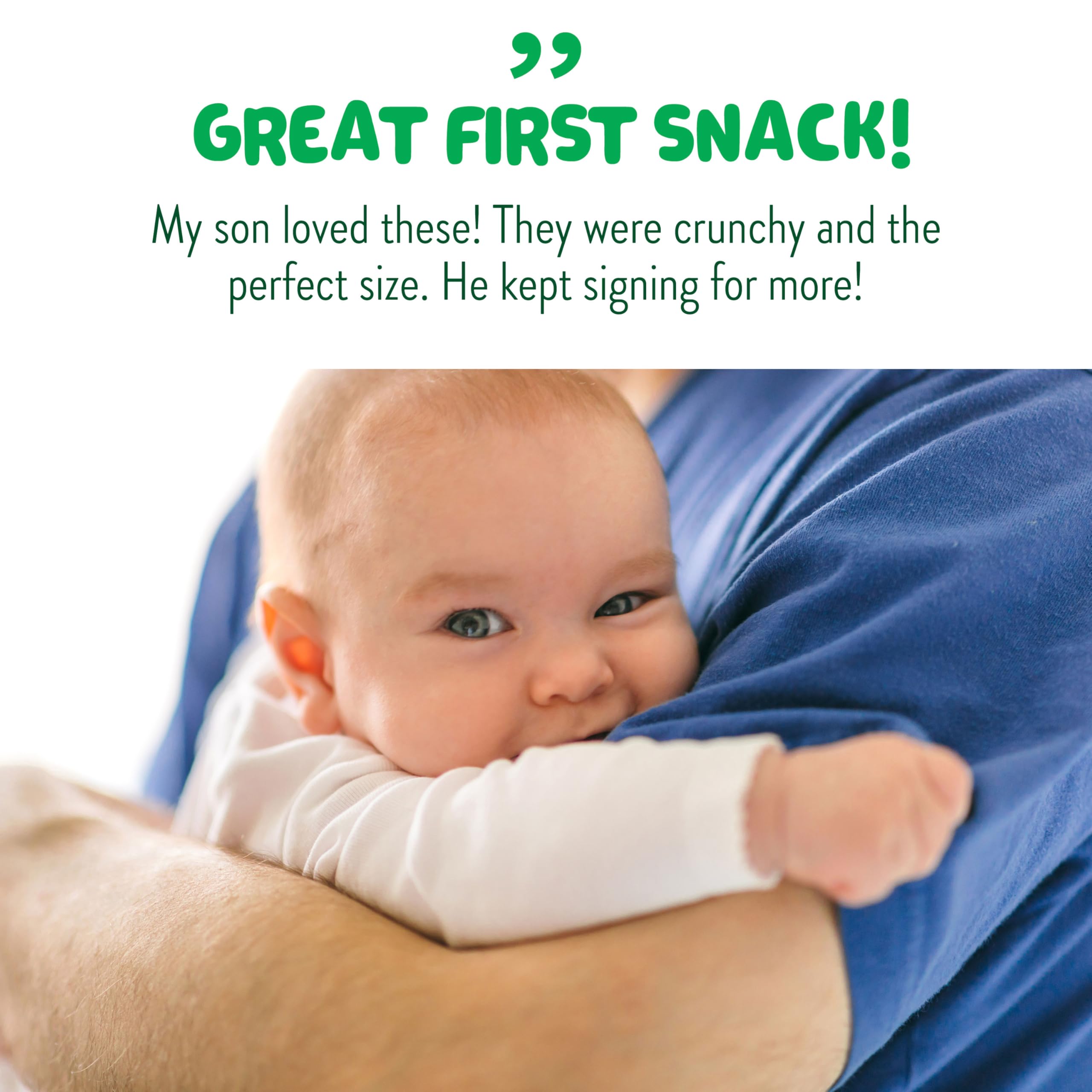 Organic Sweetcorn Round-a-Bouts Puffed Corn Snacks for Babies 7+ Months - Healthy & Delicious Baby Finger Food - 12g x 9 Bags - Perfect for On-the-Go Snacking & Teething Relief