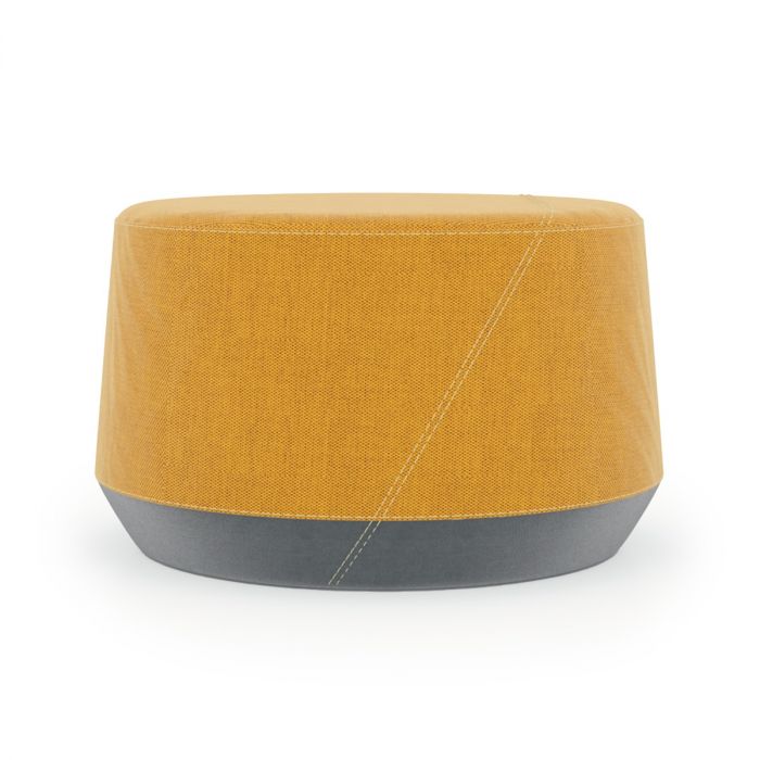 Friant Pog II Medium Fabric Stool - Modern Accent Chair for Living Room, Bedroom or Office - Comfortable Seating with Stylish Design