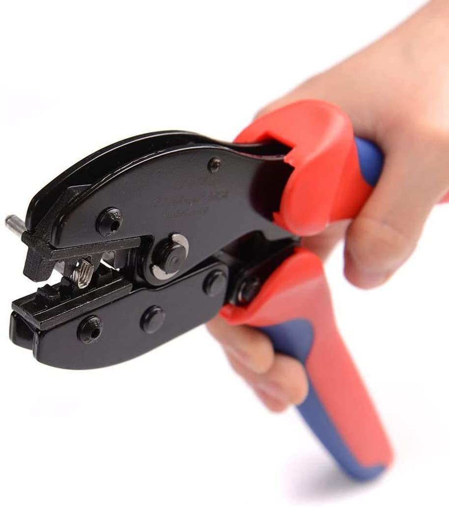 Premium Solar Crimper Tool for MC4 Connectors - Compatible with 2.5/4.0/6.0 mm² PV Cables | Includes Wire Stripper & Cutter | Ideal for Solar Panel Installation & Maintenance