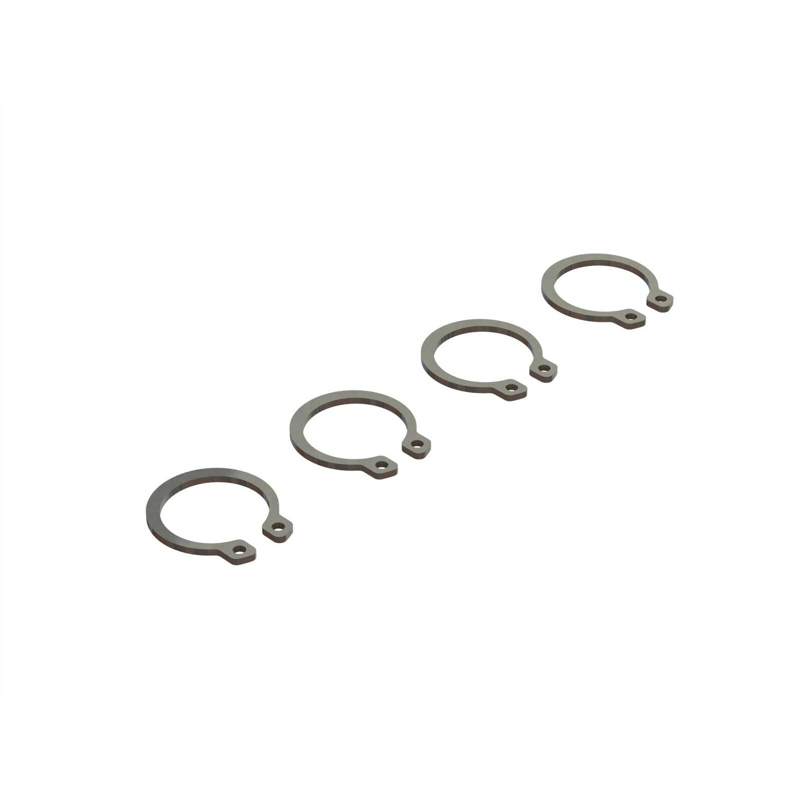 Arrma ARA729000 15mm C-Clip - Replacement Part for RC Cars & Trucks - Durable Metal Retainer for Off-Road Racing & Bashing