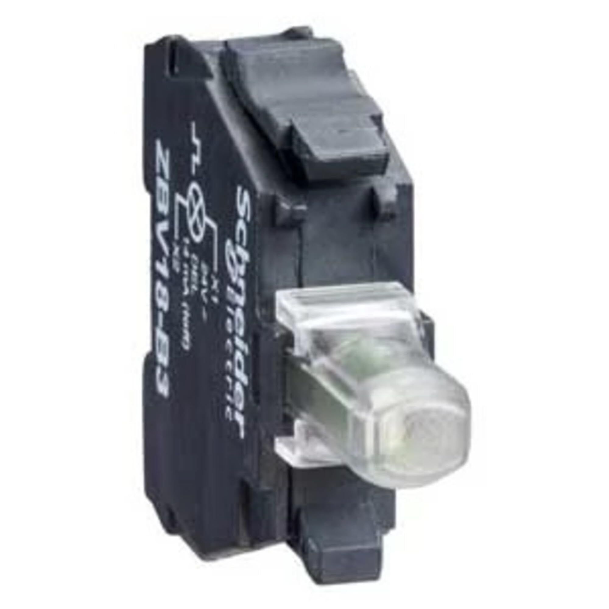 SCHNEIDER ELECTRIC ZBVJ1 LED Lamp Module with Bulb - 12V AC/DC White Light for Home Automation & Smart Lighting Systems - Perfect for Indoor Lighting, Closets, and Cabinets