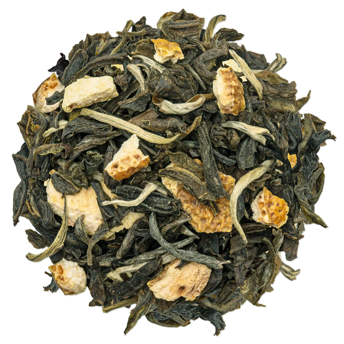 Premium Orange Jasmine Tea - Loose Leaf Herbal Tea Blend for Relaxation & Wellness - Perfect for Afternoon Tea, Meditation & Stress Relief