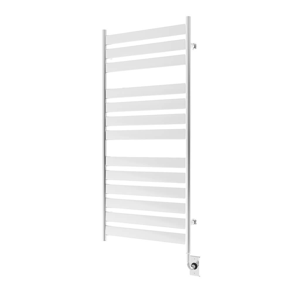 Tuzio Romano Hardwired or Plug-In Bathroom Towel Warmer - 23.5